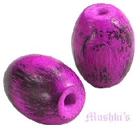 Indian wood bead - click here for large view