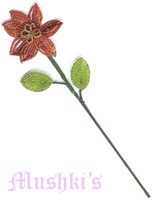 Beaded Flower - click here for large view