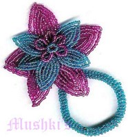 Beaded Flower - click here for large view