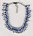 Blue Beaded Anklet - click here for large view