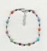 Multy Color Beaded Anklet - click here for large view