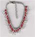 Red,Crystal Beaded Anklet - click here for large view