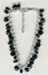 Black Beaded Anklet - click here for large view