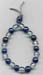 Tonal Blue Power Bracelet - click here for large view