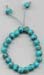 Turq  Power Bracelet With Dangle - click here for large view
