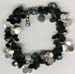Black And Silver Charm Bracelet - click here for large view