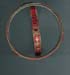 Rhine Stone Studded Red Lac Bangle - click here for large view