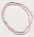 Double Row Pink Seed Beaded Bracelet - click here for large view