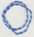 Double Row  Blue Seed Beaded Bracelet - click here for large view