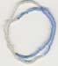 Double Row  Crystal Sapphire Bracelet - click here for large view