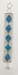 Crystal Turquise Mattie Bracelet - click here for large view