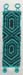 Jet Turquise Seed Beaded Mattie Bracelet - click here for large view