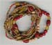 Multy Row Red Topaz Bracelet - click here for large view