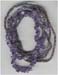 6 Row Amethyst Semi Precious Stone Strech Bracelet - click here for large view