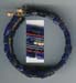Multy Row  blue Cuff Bracelet - click here for large view