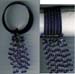 Multy Row Blue Beaded Hanging Bracelet - click here for large view