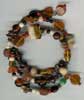 Coil Beaded Multy Color Bracelet - click here for large view