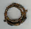 Coil Beaded Tonal Topaz Beaded Bracelet - click here for large view