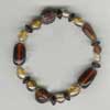 Single Row Tonal Topaz Beaded Bracelet - click here for large view