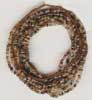 Multy Row Tonal Topaz Seed Beaded Bracelet - click here for large view