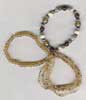 Multy Row Glass Seed Beaded Bracelet - click here for large view