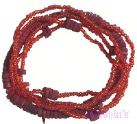 Indian beaded bracelet - click here for large view
