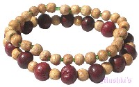 Indian beaded bracelet - click here for large view