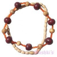 Indian beaded bracelet - click here for large view
