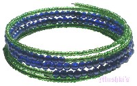 Indian beaded bracelet - click here for large view