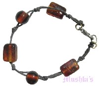 Indian beaded bracelet - click here for large view
