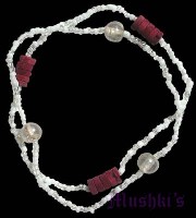 Indian beaded bracelet - click here for large view