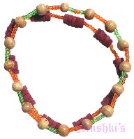 Indian beaded bracelet - click here for large view