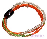 Indian beaded bracelet - click here for large view