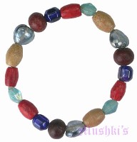 Indian beaded bracelet - click here for large view