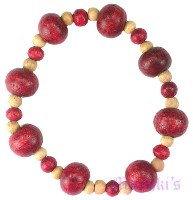 Indian beaded bracelet - click here for large view