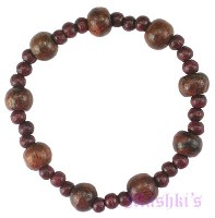 Indian beaded bracelet - click here for large view