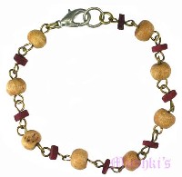 Indian beaded bracelet - click here for large view