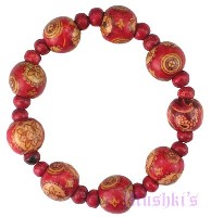 Indian beaded bracelet - click here for large view