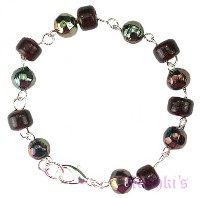 Indian beaded bracelet - click here for large view