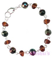 Indian beaded bracelet - click here for large view