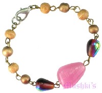 Indian beaded bracelet - click here for large view