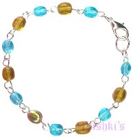 Indian beaded bracelet - click here for large view