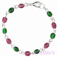 Indian beaded bracelet - click here for large view