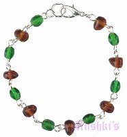 Indian beaded bracelet - click here for large view