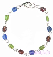 Indian beaded bracelet - click here for large view