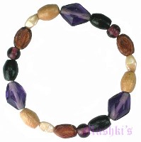 Indian beaded bracelet - click here for large view