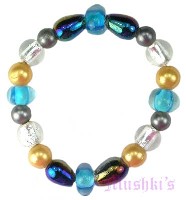 Indian beaded bracelet - click here for large view