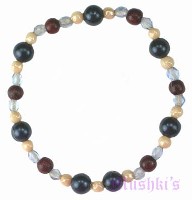 Indian beaded bracelet - click here for large view