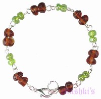 Indian beaded bracelet - click here for large view