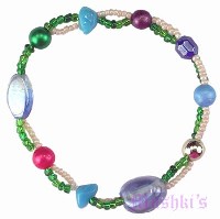 Indian beaded bracelet - click here for large view